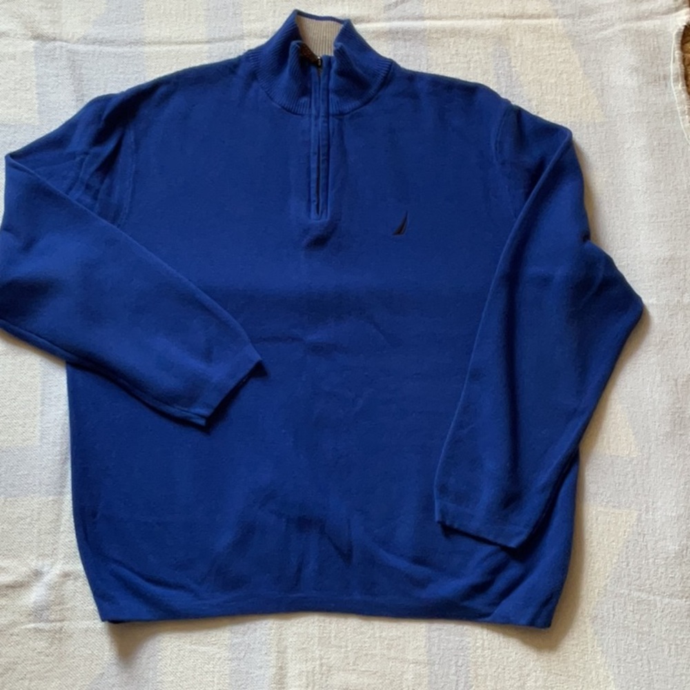Nautica Men’s Quarter Zip Sweater